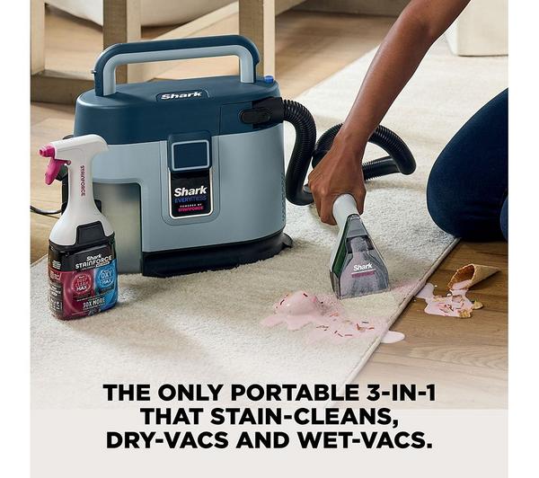 Shark EveryMess Portable 3-in-1 Stain Eliminator 2kg Wet Dry Vacuum | VX110UK