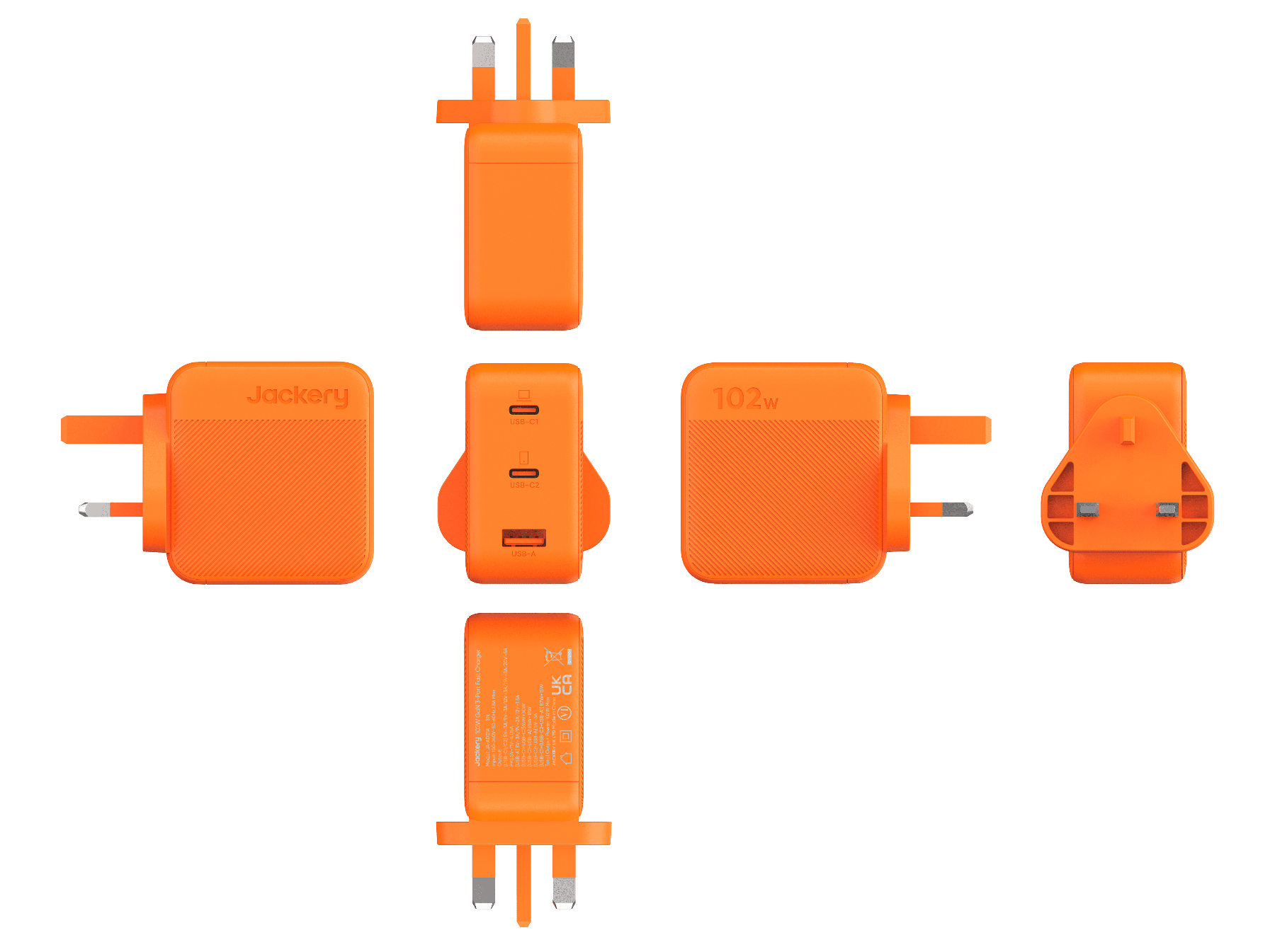 Jackery 102W GaN 3-Port Fast Charger product image