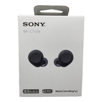 Sony WF-C710N Noise Cancelling True Wireless Earphones - Black - earbuds and charging case