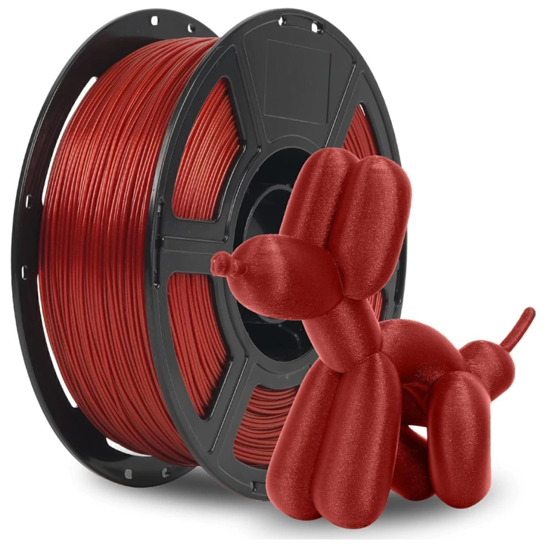 Flashforge PLA Galaxy 3D Printing Filament 1.75mm 1kg - Red - 1kg spool