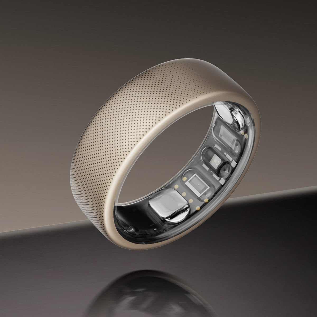 Amazfit Helio Smart Ring - Titanium Health Tracker (Ring Size 10)