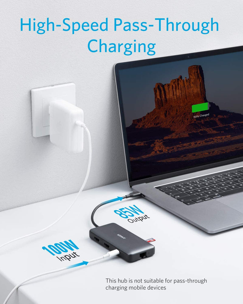 Anker PowerExpand 8-in-1 USB-C PD Media Hub | A83800A1