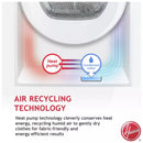 Hoover HLE H8A2DE 80 8KG Heat Pump Tumble Dryer - White | HLEH8A2DE-80 Hoover Washing Machine Euronics Ireland