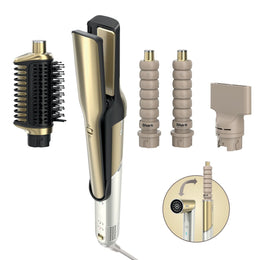 Shark Glam Straight & Waves Multi-Styler 4-in-1 Gold | HD6041SUK