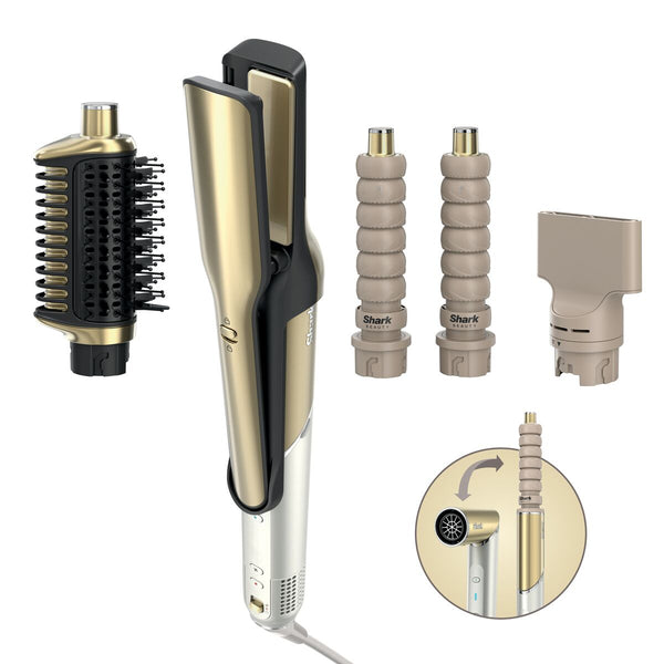 Shark Glam Straight & Waves Multi-Styler 4-in-1 Gold product image