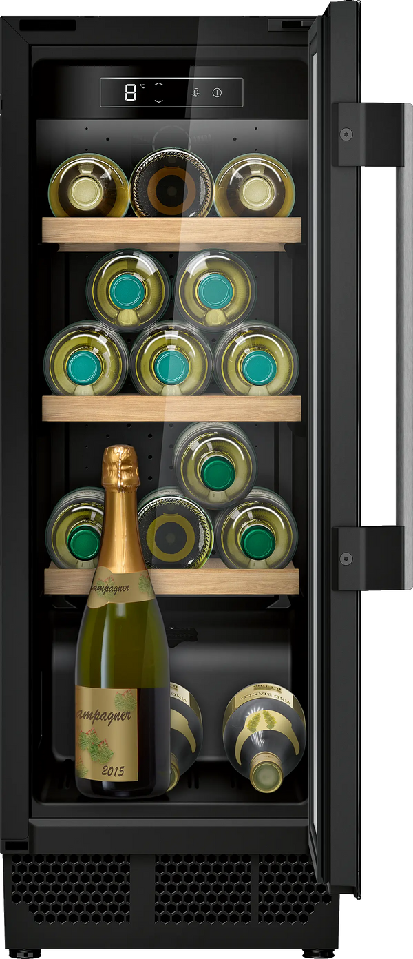 NEFF KU9202HF0G N70 built-in 21-bottle wine cooler in Black