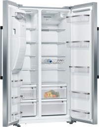 NEFF N70 KA3923IE0G American side-by-side fridge freezer in Stainless Steel