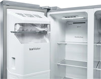 NEFF N70 KA3923IE0G American side-by-side fridge freezer in Stainless Steel