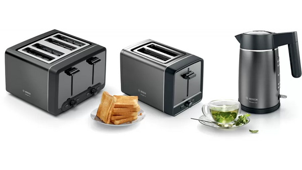 Bosch DesignLine Graphite 4 Slice Toaster | TAT5P445GB