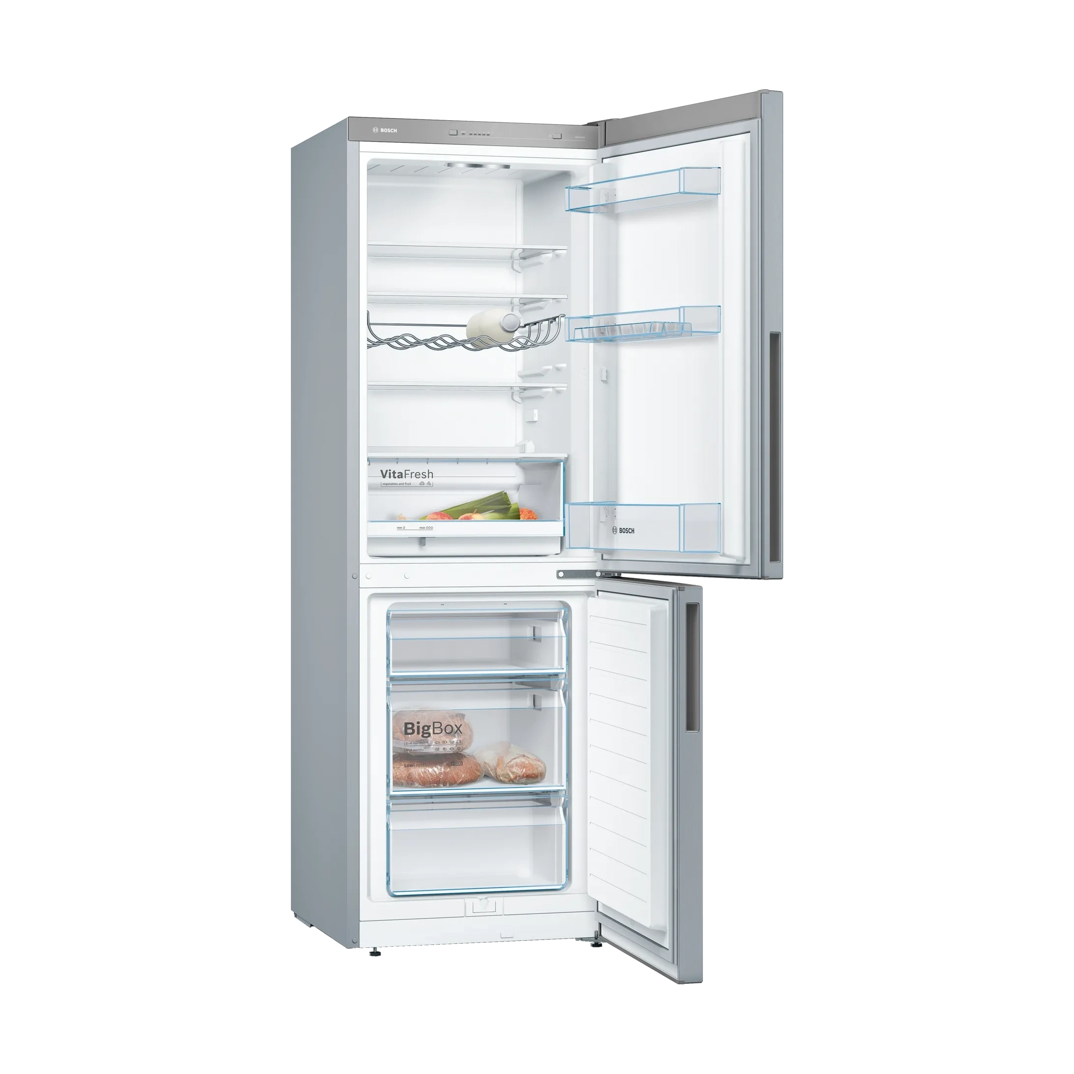 Bosch Serie 4 Freestanding Fridge Freezer 60cm | KGV33VLEAG Bosch Fridge Freezer Euronics Ireland
