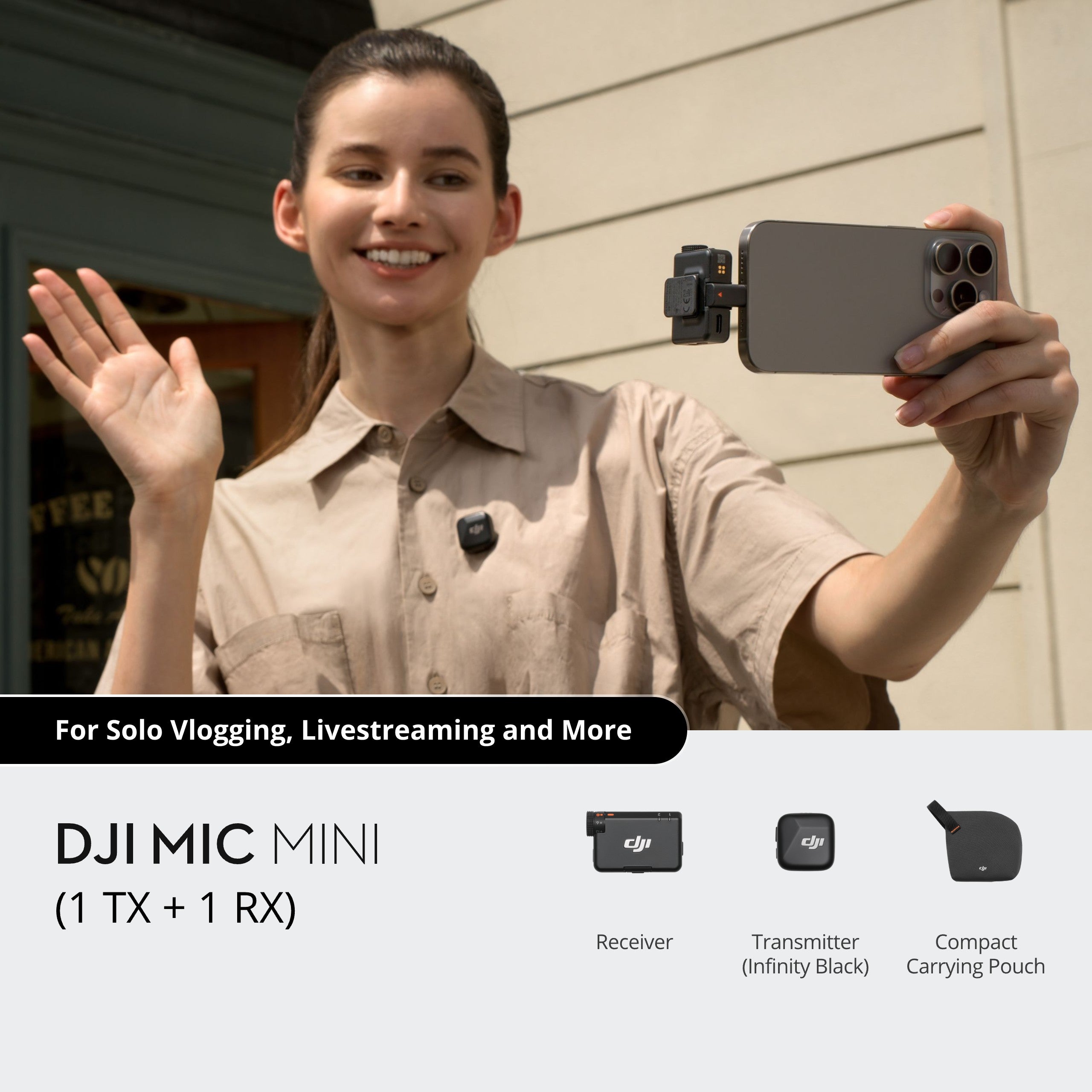 DJI Mic Mini 2 (1 TX + 1 RX) | CP.RN.00000530.01