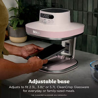 Ninja CRISPi PRO 7-in-1 Glass Air Fryer Rose Quartz product image