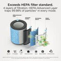 Shark BreatheClear with NeverChange6 Air Purifier Dove product image