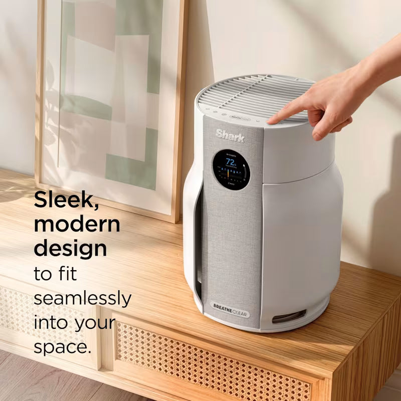 Shark BreatheClear with NeverChange6 Air Purifier Dove product image