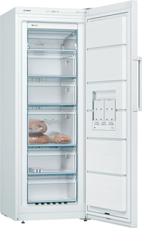 Bosch GSN29VWEVG Series 4 freestanding frost free upright freezer in White