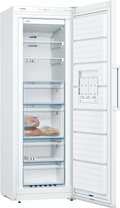 Bosch GSN33VWEPG Series 4 freestanding frost free upright freezer in White