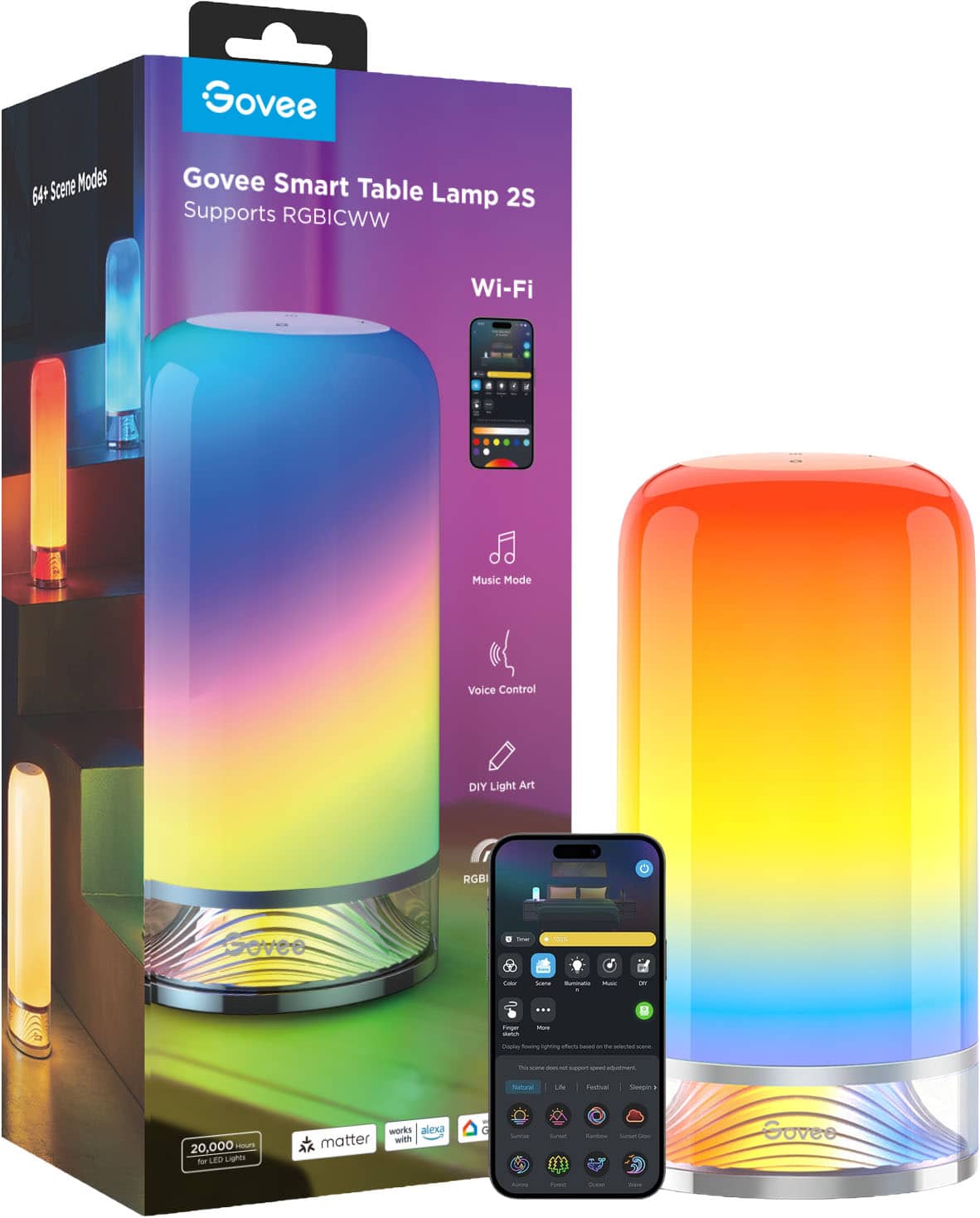Govee Smart Table Lamp 2S RGBICWW Table Lamp product image