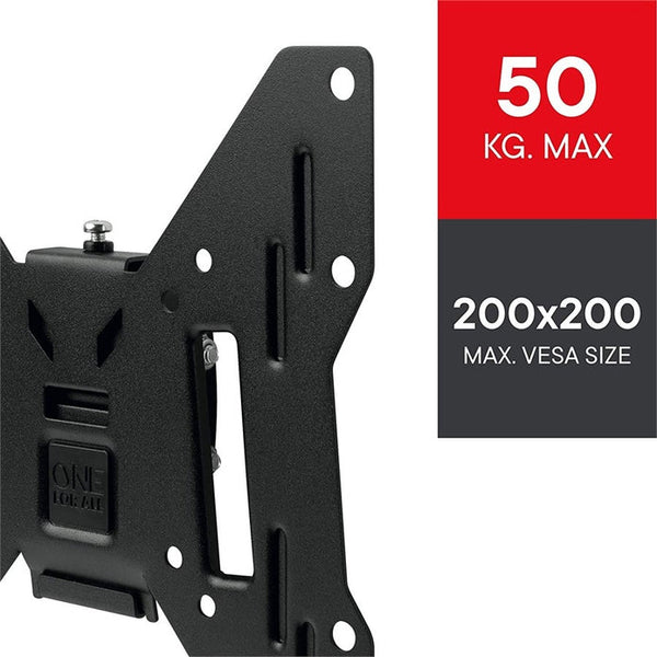 One For All Smart Wall Mount, Tilt, 13"-43", Max Load 50kg