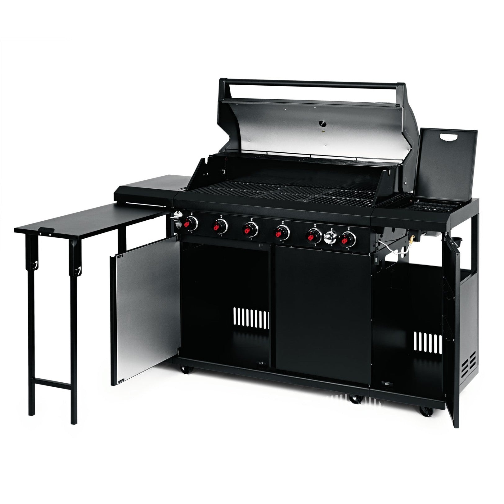 Landman COOL BLACK 6 Burner Mini Outdoor Kitchen | 22169 Landmann Outdoor Grill Euronics Ireland