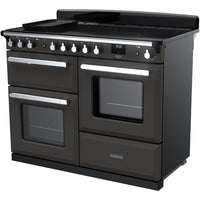 Rangemaster Estel Deluxe 110 Induction range cooker in Slate with Chrome trim