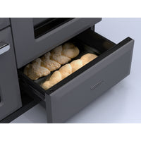 Rangemaster Estel Deluxe 110 Induction range cooker in Slate with Chrome trim