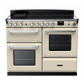 Rangemaster Estel Deluxe 110 Induction range cooker in Pale Cream with Chrome trim