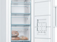 Bosch GSN29VWEVG Series 4 freestanding frost free upright freezer in White