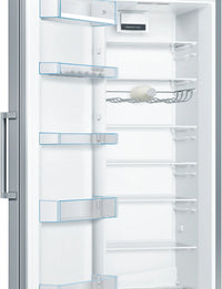 Bosch KSV36VLEP Series 4 freestanding larder fridge in Stainless Steel Look