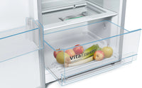 Bosch KSV36VLEP Series 4 freestanding larder fridge in Stainless Steel Look