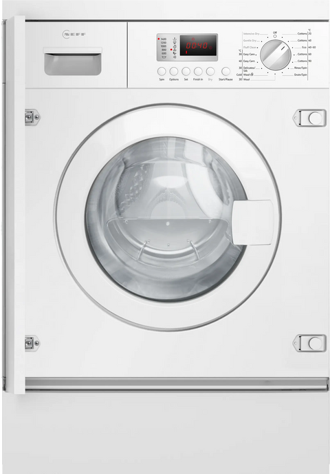 NEFF Integrated 7kg/4kg Washer Dryer - White | V6320X2GB
