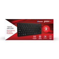 Groov-e Compact Bluetooth Keyboard Black - official product image