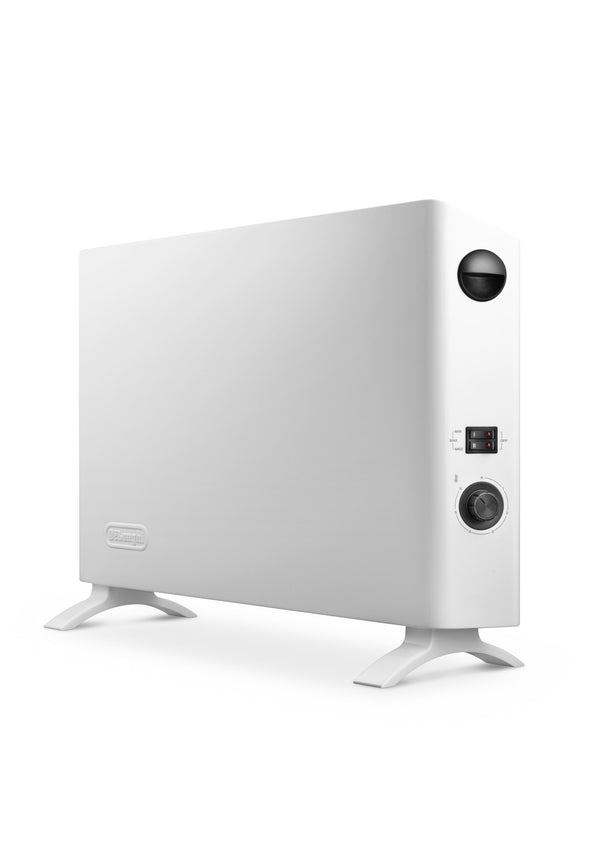 De'Longhi Slimline 2000W Convector Heater - White - front view