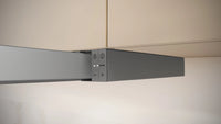 NEFF N 50 90cm telescopic pull-out cooker hood in Silver Metallic