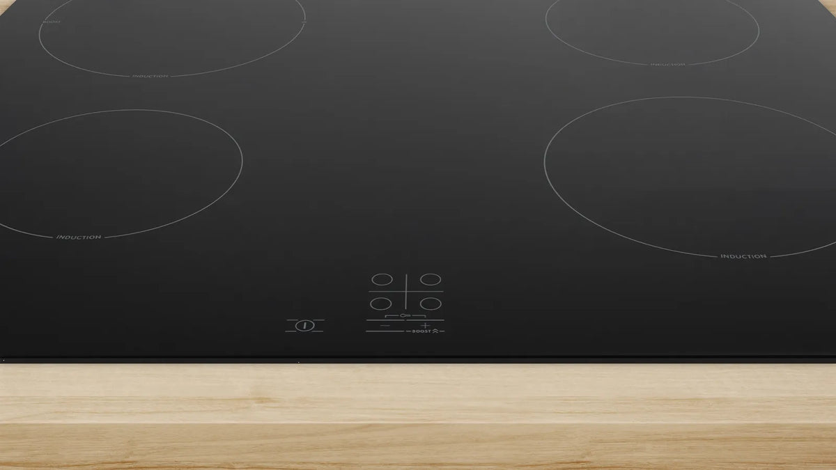 Bosch PUG61RAA5B Series 2 60cm 4 zone induction hob in Black