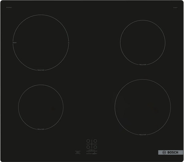 Bosch PUG61RAA5B Series 2 60cm 4 zone induction hob in Black