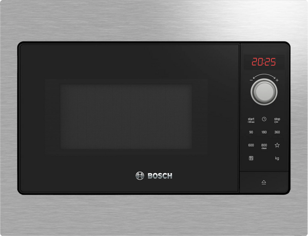 Bosch BFL523MS3B Series 2 built-in 20 litre solo microwave in Stainless Steel