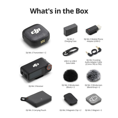 DJI Mic 3 Wireless Mic System 2‑Person Camera – view 10