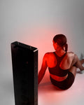 Flowlife Flowlight Panel 1500 Seven Waves Red Light Therapy Panel - Black - in use, side view