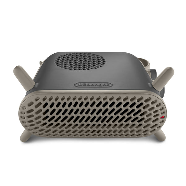 De'Longhi Capsule Fit 2400W Fan Heater - Grey - front view