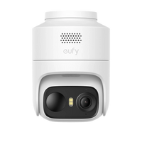 eufyCam C37 2K Security Camera with Solar Panel, White - official product image