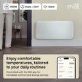 Mill Invisible Smart WiFi Panel Heater 1500W Portable and Wall-Mounted White product image