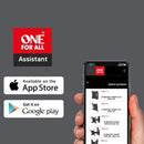 One For All Ultra Slim TV Wall Mount, 32-77", 6° Tilt & 180° Turn