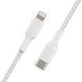 Belkin BoostCharge Pro Braided USB-C to Lightning Cable 1m White product image