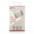 Groov-e 20W USB-C and USB-A Wall Charger White - official product image