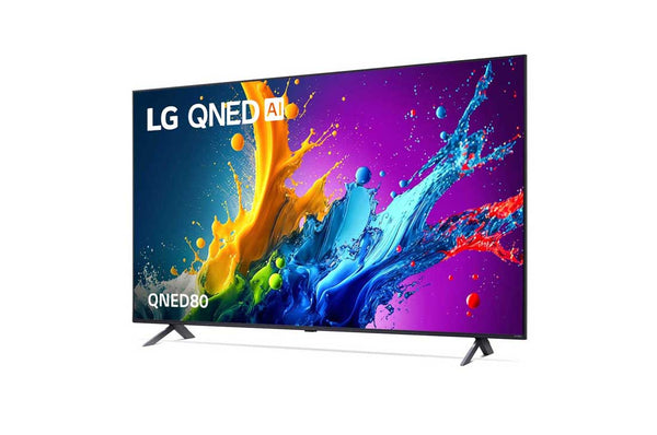 LG 86 Inch QNED80 QNED TV (2024) | 86QNED80T6A.AEK