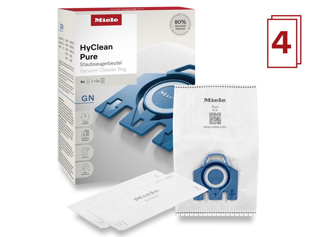 Miele HyClean Pure GN vacuum cleaner bag | 12421130 Miele Vacuum Accessories Euronics Ireland