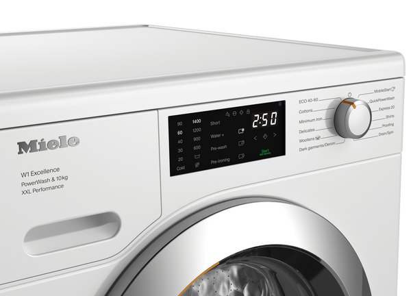 Miele 10KG Front Loader Freestanding Washing Machine - Lotus White | WEK360