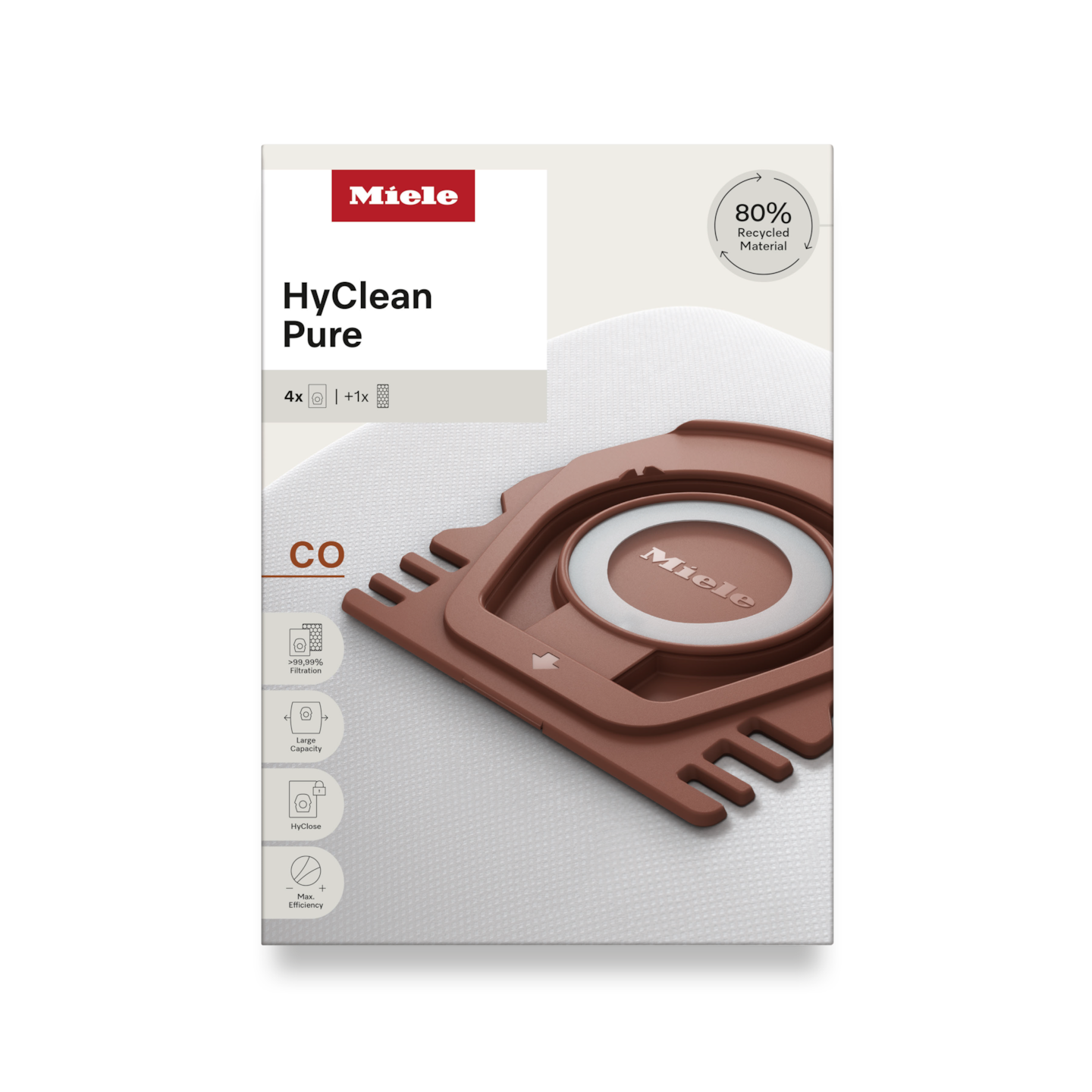 Miele HyClean Pure CO vacuum cleaner bag | 12557080 Miele Vacuum Accessories Euronics Ireland