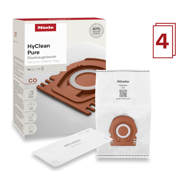 Miele HyClean Pure CO vacuum cleaner bag | 12557080 Miele Vacuum Accessories Euronics Ireland