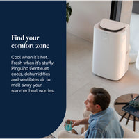 DeLonghi Pinguino AP98 GentleJet Portable Air Conditioner White | PACAP98GENTLEJE